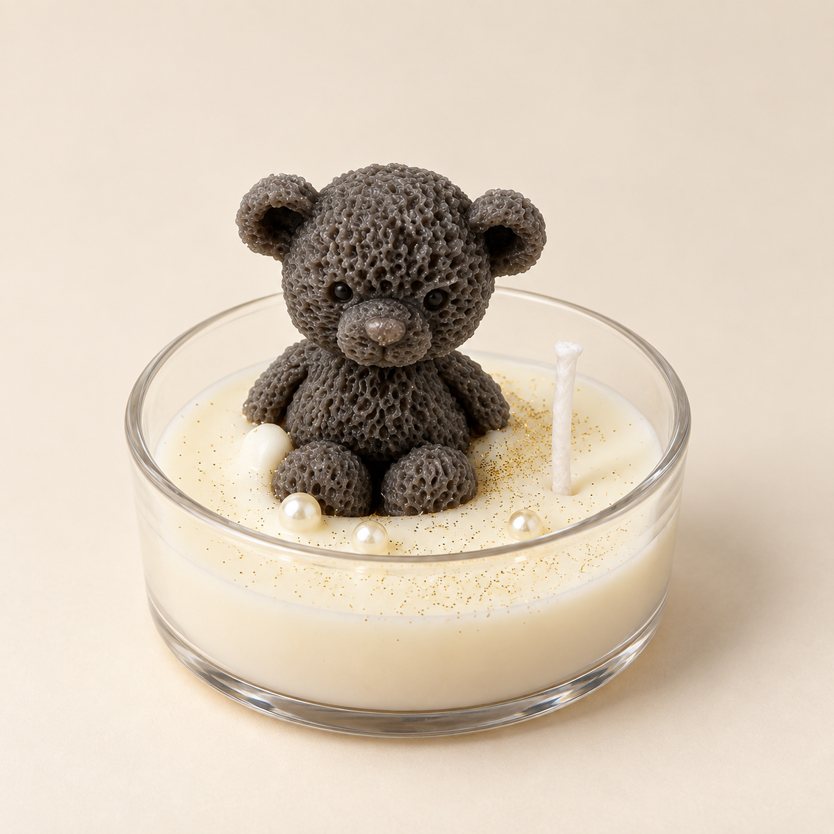 Teddy Bath Candle