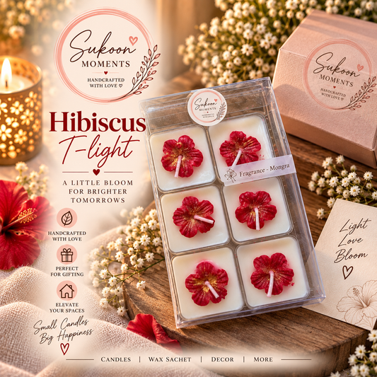 Hibiscus T-light Candles