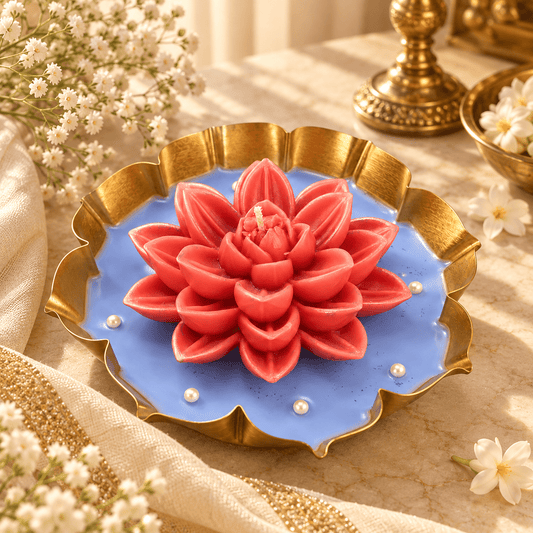 5.5 Inch Lotus Urli - Elegant Decorative Bowl - Sukoon Moments