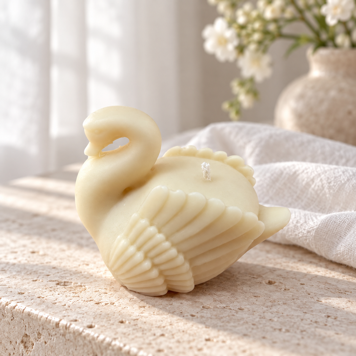 Swan Candle