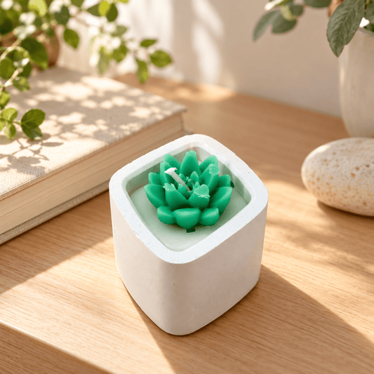 Succulent Serenity Candle - Sukoon Moments