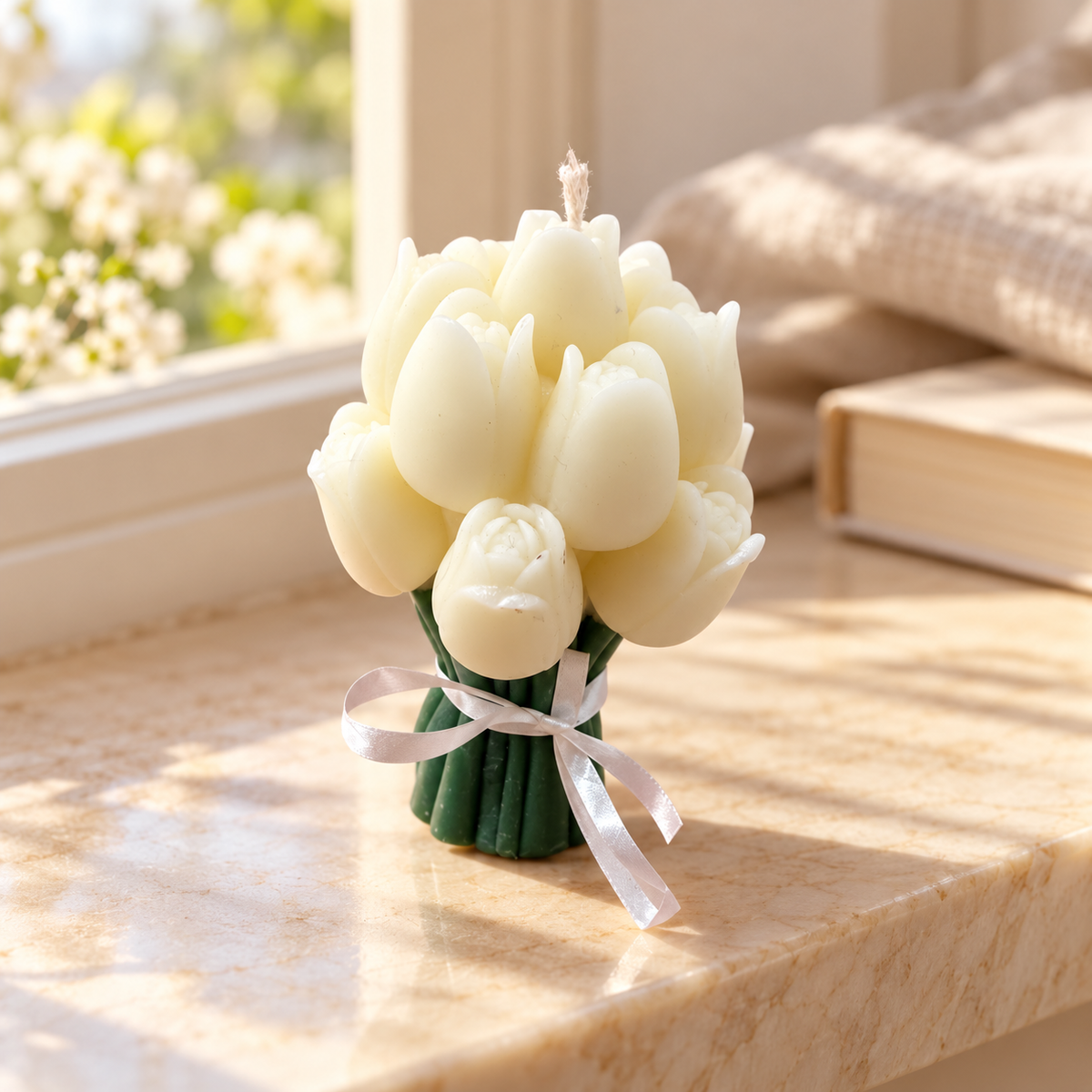 Tulip Bouquet Candle